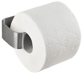Ścienny uchwyt na papier toaletowy ze stali nierdzewnej w kolorze matowego srebra Ume – Zone
