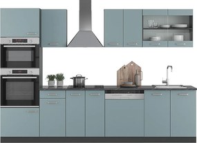 Aneks kuchenny niebiesko-szary/antracytowy 300x60x81.6 r-line