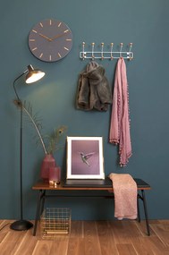 Wieszak na ubrania na ścianę SATURNUS, drewniane gałki, 53,5 cm