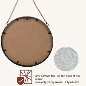 Lustro okrągłe TINDRA, Ø 50 cm