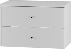 Biały Zestaw do Łazienki 80cm Szafka z Blatem Marco