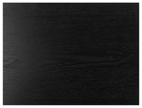 Czarny regał w dekorze jesionu 114x185 cm Seaford – Actona