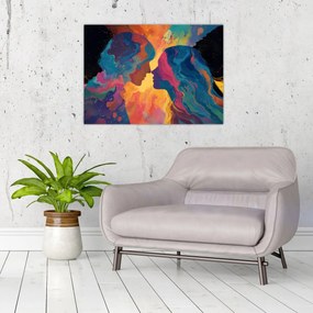 Obraz na szkle - Kosmiczna miłość (70x50 cm)