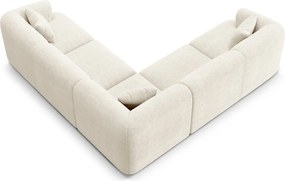 Beżowy sztruksowy narożnik Campi – Cosmopolitan Design