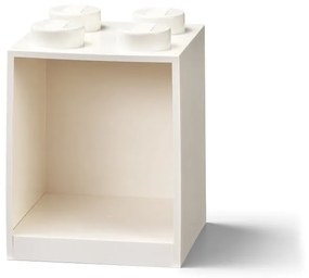 Dziecięca biała półka ścienna LEGO® Brick 4