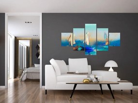 Obraz - Malarstwo krajobrazowe, malarstwo (125x70 cm)