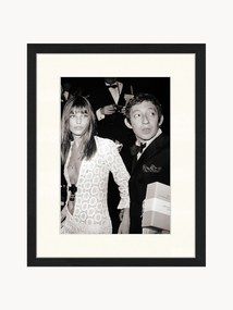 Oprawiony druk cyfrowy Serge Gainsbourg & Jane Birkin