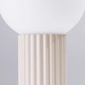 Lampa biurkowa HALO beżowa ryflowana SOLLUX  LIGHTING
