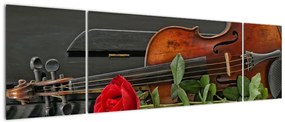 Obraz - Pamięć muzyka (170x50 cm)
