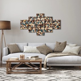 Obraz trójkątów (125x70 cm)