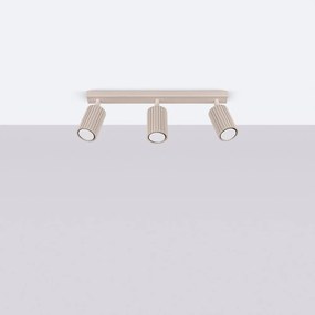 Szarobrązowa metalowa lampa punktowa 6,5x45 cm Gleam – Sollux