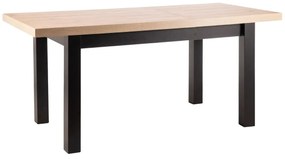 Stół rozkładany PRESTO 140(218)x80 dąb artisan/czarny SIGNAL