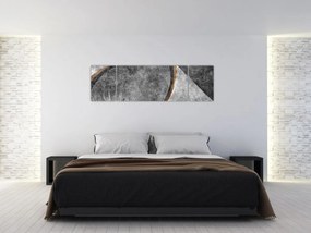 Obraz - Abstrakcja w betonie (170x50 cm)