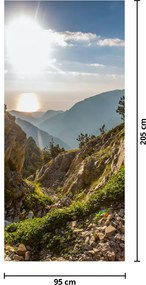 Fototapeta na drzwi - Góra Olimp (95x205cm)
