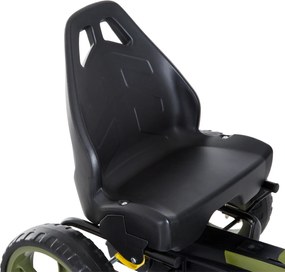 HOMCOM Gokart na pedały dla dzieci z hamulcem ręcznym zielony idealny do zabawy na podwórku | Aosom PL