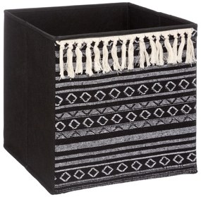 Pudełko do regału tekstylne TASSEL, 31 x 31 x 31 cm