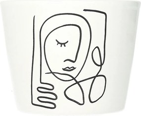 Osłona na doniczkę Face I 8cm