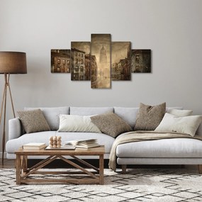 Obraz - Malowanie miasta (125x70 cm)