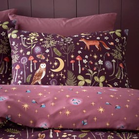 Fioletowa pościel dwuosobowa 200x200 cm Enchanted Twilight – Catherine Lansfield