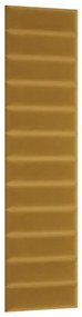 Zestaw 12 paneli tapicerowanych QUADRATTA 50x240 żółty ELTAP
