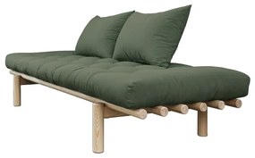 Sofa z zielonym obiciem Karup Design Pace Natural/Olive Green