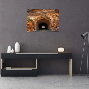 Obraz - tunel w skale (70x50 cm)
