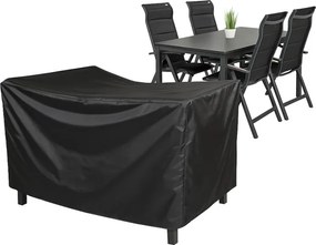 Doppler Pokrowiec ochronny na stół 180 x 100 cm + 4 krzesła z regulacją, sztaplowane