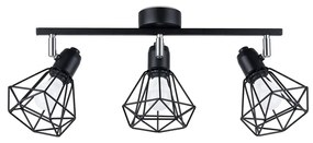 Listwa oświetleniowa ARTEMIS 3 czarna SOLLUX  LIGHTING