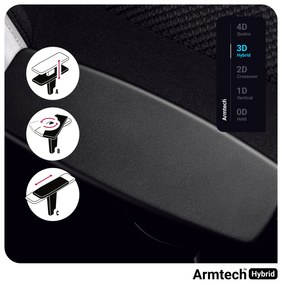 Materiałowy fotel gamingowy Diablo X-Player 2.0 Normal Size, biało-czarny