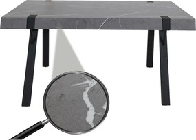 Stół do jadalni MCW-L54,  marmurowy wygląd szary