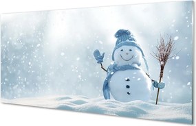 Panel szklany do Kuchni Zimowy Bałwanek