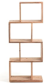 Regał z litego drewna tekowego w naturalnym kolorze 55x132x30 cm Aroba – Kave Home