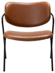 Koniakowy fotel z imitacji skóry Zed – DAN-FORM Denmark