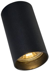 Inteligentny, nowoczesny reflektor czarny z WiFi GU10 - Tuba