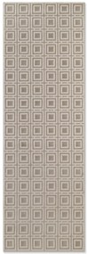 Dywan nowoczesny Perles Romby beżowo-kremowe 80 cm x 240 cm