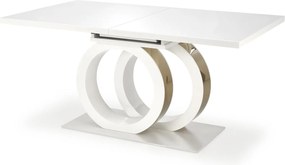 Lakierowany biały stół rozkładany Galardo