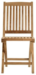 Drewniane krzesło ogrodowe w naturalnym kolorze Langli – Hartman