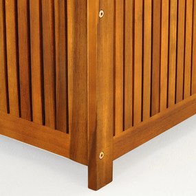 Casaria Drewniana skrzynia ACACIA, 117x50x59cm, naturalny brąz