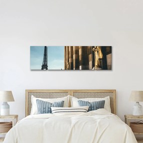 Obraz z placu Trocadero, Paryż (170x50 cm)