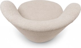 Fotel wypoczynkowy Cocoon - beżowa boucle Catch Me 02