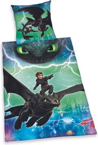 Herding Bawełniana pościel Dragons, 135 x 200 cm, 80 x 80 cm