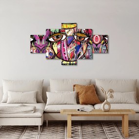 Obraz - Street art - sowa (125x70 cm)