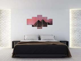Obraz - Piramidy w Gizie, Egipt (125x70 cm)