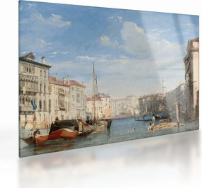 Obraz na szkle - Richard Parkes Bonington, The Grand Canal, reprodukcje (70x50 cm)