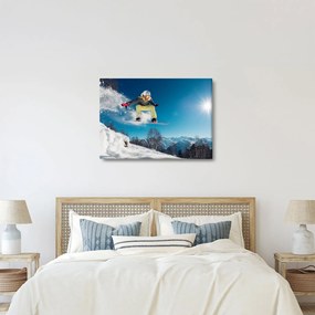 Obraz - Snowboardzista (70x50 cm)