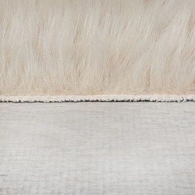 Kremowa syntetyczna skóra 160x230 cm Waffle Faux Fur – Flair Rugs