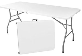 STÓŁ CATERINGOWY SKŁADANY VIVID 180X70 CM BIAŁY