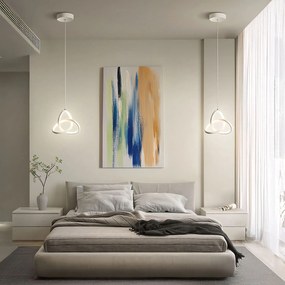 LAMPA SUFITOWA WISZĄCA LED APP1783-CP BIAŁA