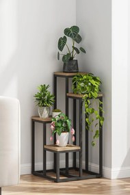 Kwietnik stojak na kwiaty metalowy dąb artisan S0-T05