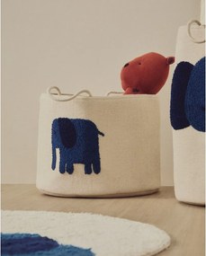 Tekstylny dziecięcy kosz na zabawki w kolorze kości słoniowej ø 45x30 cm Tandani – Kave Home